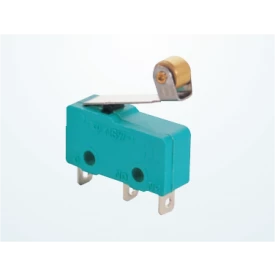Chave Micro Switch com Alavanca de 15mm e Roldana SPDT ON-(ON) 3A 125/250VAC - MSW-13B - Jietong
