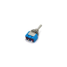 Chave Alavanca SPDT com 3 Terminais Solda Fio 3A/250Vac com Trava Liga/Desliga/Liga - MTS-103