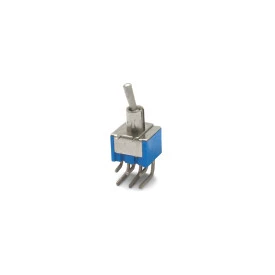 Chave Alavanca com 6 Terminais 90º PCI 3A/250Vac Liga/Liga - MTS-202-C3