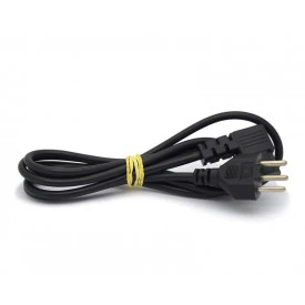 Cabo Rabicho Trifásico Macho/Fêmea 90º N27 10A/250V 3x0.75mm de 2 Metros