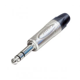 Conector P10 estéreo macho de cabo/linha (TRS) - NP3X - Neutrik