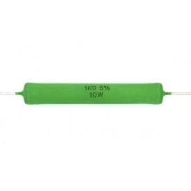 Resistor de Fio 10 Watts AC10 5% de tolerância - 0.22 Ω à 27K Ω