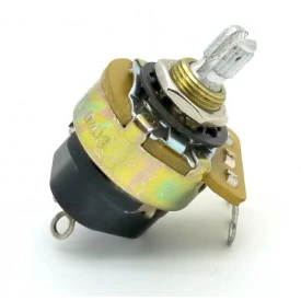 Potenciômetro CTS 24mm Log Push-Pull A1M Ω eixo plástico estriado com 9mm