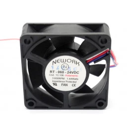 Microventilador Cooler RT-060 24VDC 3.600RPM 1.44 Watts (60x60x20mm) Rolamento - 13.106 - Nework