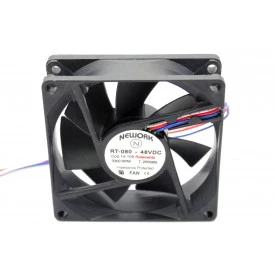 Microventilador Cooler RT-080 48VDC 3.300RPM 7.20 Watts (80x80x25mm) Rolamento - 14.108 - Nework
