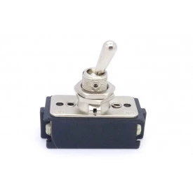 Interruptor de Alavanca Metálica Bipolar 10A CS-301C LIGA/DESLIGA JL25022 - Margirius