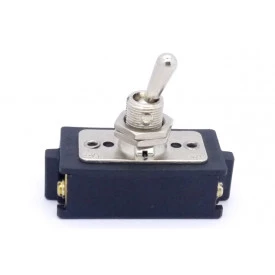 Interruptor de Alavanca Metálica Bipolar 15A CS-301B LIGA/DESLIGA  - Margirius