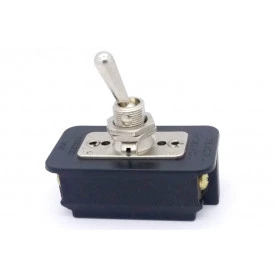 Interruptor de Alavanca Metálica Bipolar 20A CS-301A Liga/Desliga - Margirius