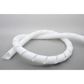 Organizador para Cabos Espiral 1'' Branco - Hellermann - Preço Por Metro