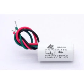 Capacitor de Partida 1.5uf+2.5UF/250VAC 50/60Hz +-5% 
