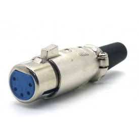 Conector XLR Fêmea 5 Vias JL33007C - Jiali
