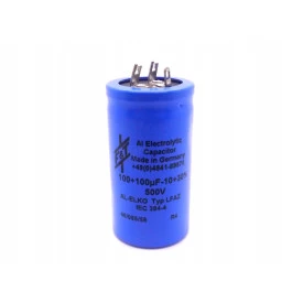Capacitor Eletrolítico Radial 100uf+100uf/500V - F&T 