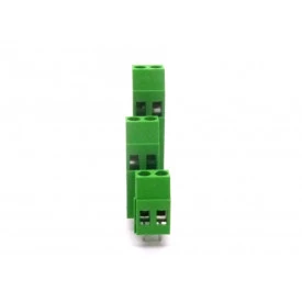 Conector Verde Multipolar AKZ770-02 Macho de 2 vias - Passo 5.08mm - Phoenix Mecano
