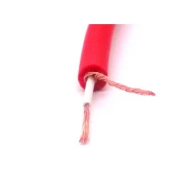 Cabo Para Guitarra Vermelho 1X0.50mm - Mult Cabo - Preço Por Metro