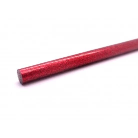 Cola Quente Glitter/Purpurina Vermelho 11mm - Unitário
