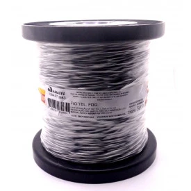 Fio Jumper Branco e Preto 2x0.50mm - Mult Cabo - Rolo Com 500 Metros