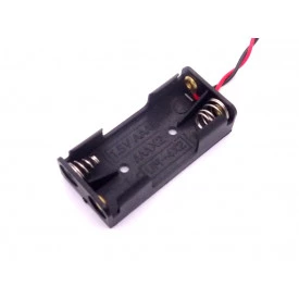 Suporte Para 2 Pilhas AAA JD-W9027A Com Rabicho - Jinda