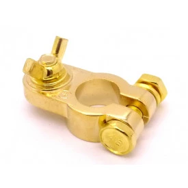 Clip para Bateria 1 Via Positivo (+) Dourado 