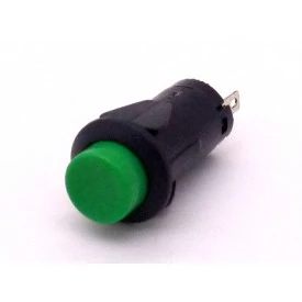 Chave Push-Button OFF-(ON) Sem Trava PBS-27B Verde - Jietong
