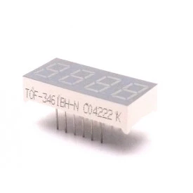 Display de 7 Segmentos com  4 Dígitos TOF3461BH-N