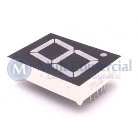 Display de 7 Segmentos Anodo Comum Azul Alta Intensidade A-1201UB - Paralight
