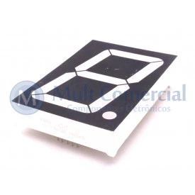 Display de 7 Segmentos Catodo Comum Azul Alta Intensidade C-2301UB - Paralight