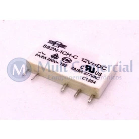 Relé 882N-1CH-C-12VDC 8A - Song Chuan