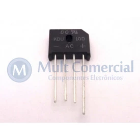 Ponte Retificadora KBU10D 400V 10A - DC