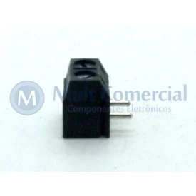 Conector  Multipolar AKZ500-02DS Macho Horizontal de 2 vias - Passo 5.08mm - Phoenix Mecano