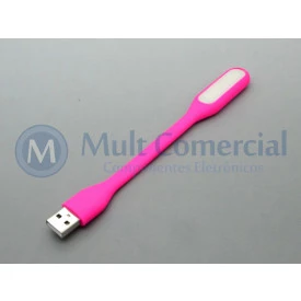 Lâmpada Led USB Portátil - Rosa
