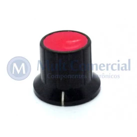 Knob com Parafuso 13030-5 Vermelho - Torplas