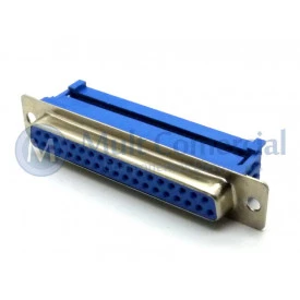 Conector DB37 Fêmea Para Cabo Flat - Dam