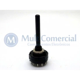 Chave de Onda 3 pólos 12 Posições RTS-01-304-42RP - Jietong 