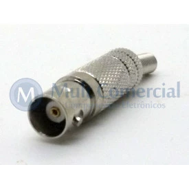 Conector BNC Com mola JL26069 para cabo de 4mm - JIALI
