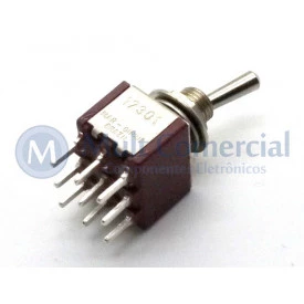 Interruptor de Alavanca Metálica Tripolar (PCI) 5A 17.301 LIGA/LIGA - Margirius