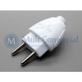 Plug Desmontável 1615 2P 20A 250V Pino com 4.8mm - Daneva 