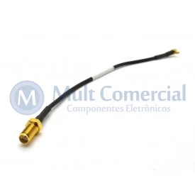 Cabo Pigtail MMCX para SMA com 18 cm