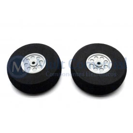 Pneu de Espuma Extra Rígida para Aeromodelo Embalagem Com 2 Peças - 55P 0899