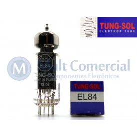 Válvula EL84 6BQ5 Pentodo de Potência - Tung-Sol