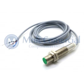 Sensor Indutivo ECL 2-12 DAP - M12 - Distância Sensora 2mm PNP - NA - 10 á 30Vdc - Sensor Bras 