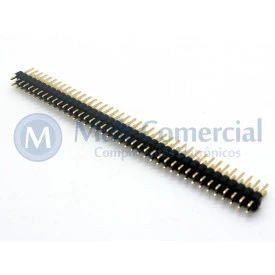 Barra de Pinos Duplos 180º 2x40 Macho BM040-2E