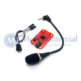 Módulo Sensor de Reconhecimento de Voz com microfone V3.0 Compatível com  Arduino - GC-04