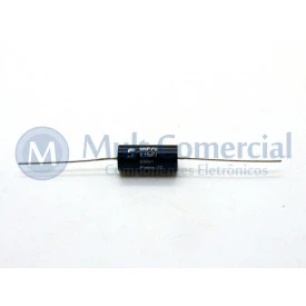 Capacitor de Polipropileno Metalizado 100KPF/630V (0.1uF / 100NF / 104) Axial - Solen
