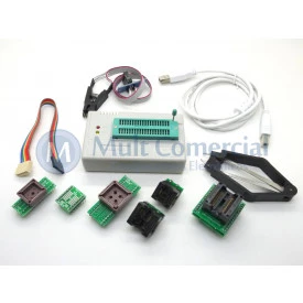 Kit Programador Mini PRO TL866A Eprom Flash Avr Pic Suporte a Icsp 