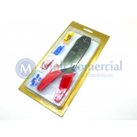Kit para Crimpar conectores Faston - AT651