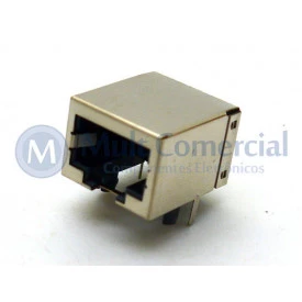 Conector Jack RJ45 Blindado com 8 Vias - JL46058 - Jiali