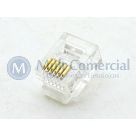 Conector RJ12 6P6C 6 Vias - DS1122-01