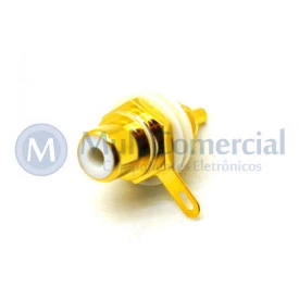 Jack Rca fêmea Dourado para painel - WTN-20-1045G