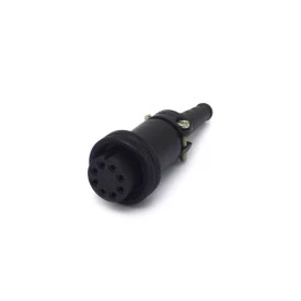 Conector Fêmea para Cabo 8 Posições (2 e 5) Contatos - PA/P5-2,5,7P - Melro (Geral)