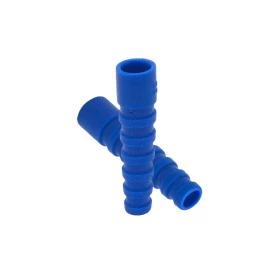 Borracha Passante 8mm Azul